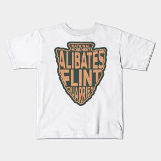 Alibates Flint Quarries National Monument name arrowhead Kids T-Shirt